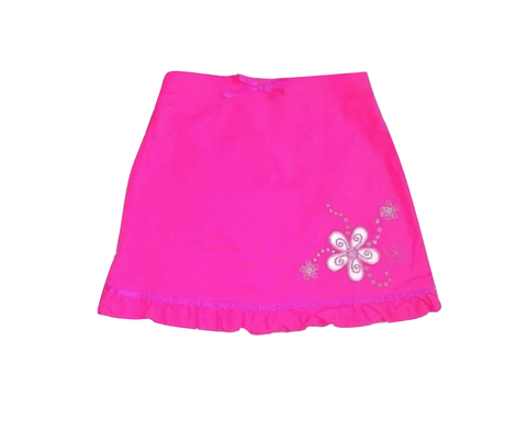 Baby Girls Pink Flower Design Skirt