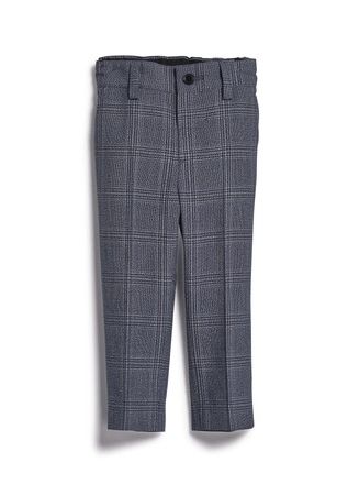 Next Younger Boys Navy Check Trousers