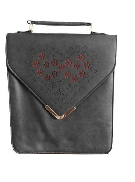 Salems Grey 2-in-1 Heart Detail Womens Handbag - Stockpoint Apparel Outlet