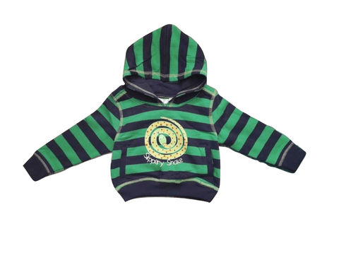 Animal Crazy Slippery Snake Striped Younger Boys Hooded Top - Stockpoint Apparel Outlet