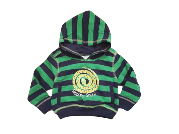 Animal Crazy Slippery Snake Striped Younger Boys Hooded Top - Stockpoint Apparel Outlet