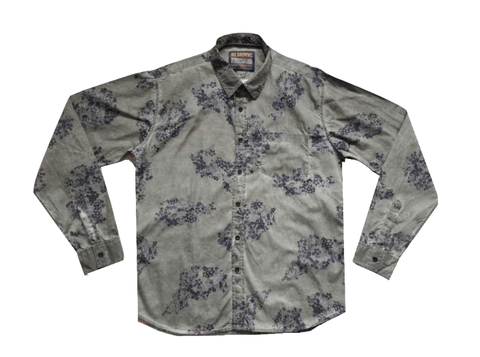 Joe Browns Olive Floral Print Tie Dye Poplin Mens Shirt - Stockpoint Apparel Outlet