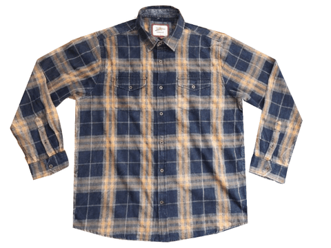 Joe Browns Navy Blue Check Mens Shirt - Stockpoint Apparel Outlet