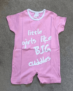Little Bundle Baby Girls Pink Playsuit Romper - Stockpoint Apparel Outlet