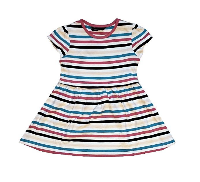 George Younger Girls Multi Stripe Dress