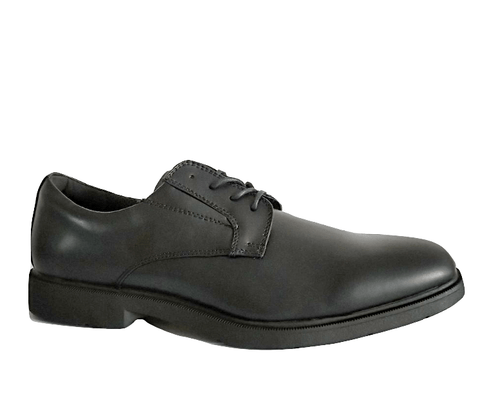 F&F Mens Airtred Formal Black Lace Up Derby Shoes - Stockpoint Apparel Outlet
