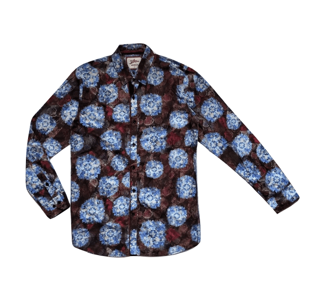 Joe Browns Mens Floral Cotton Printed Poplin Shirt 