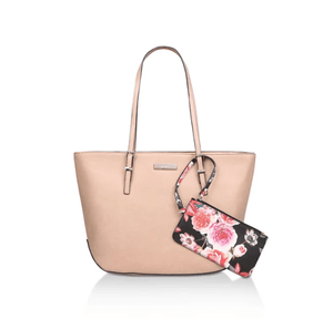 Society Girl by Nine West Nude Womens Tote Bag - Stockpoint Apparel Outlet