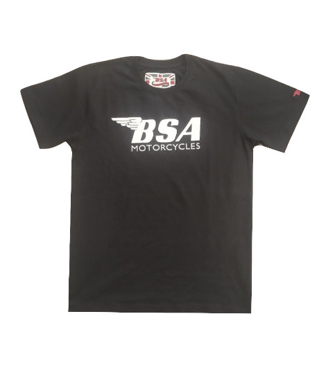 BSA Motorcycles Mens Black T-Shirt