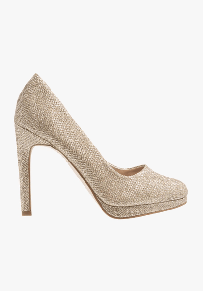 New Look Reign 3 Womens Closed Toe Heels Gold Pumps - Stockpoint Apparel Outlet