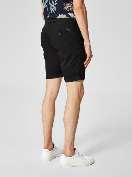 Selected Homme Shhparis Black St Shorts - Stockpoint Apparel Outlet