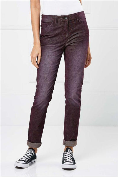 Next Berry Corduroy Womens Trousers