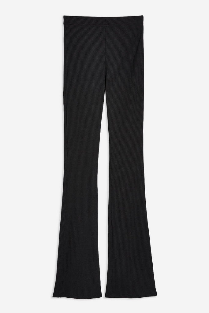 Topshop Womens Ribbed Jersey Flare Trousers – Stockpoint Apparel