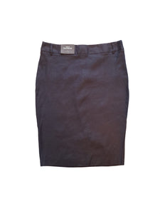 Next Linen Navy Pencil Womens Skirt - Stockpoint Apparel Outlet