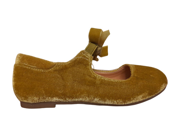 Next Velvet Green Party Younger Girls Shoes - Stockpoint Apparel Outlet