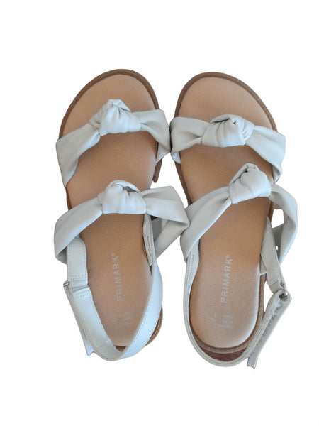 Primark Knot White Older Girls Sandals - Stockpoint Apparel Outlet