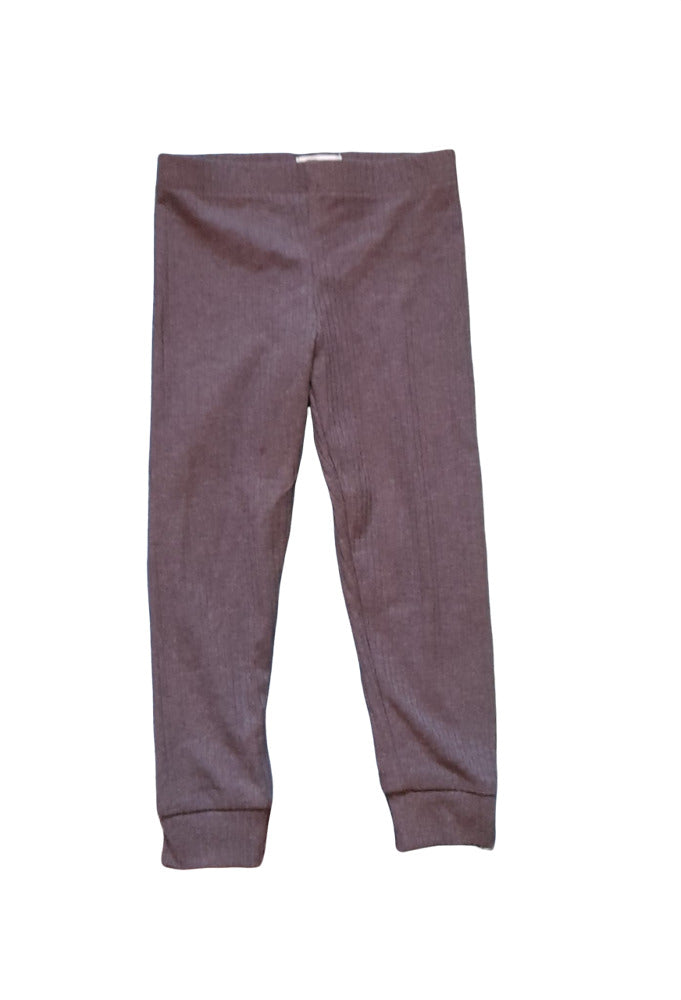 F&F Kids Grey Vertical Pattern Younger Girls Leggings - Stockpoint Apparel Outlet