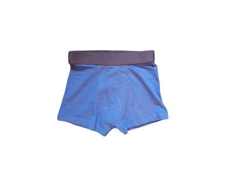 F&F Kids Plain Blue Younger Boys Boxers - Stockpoint Apparel Outlet
