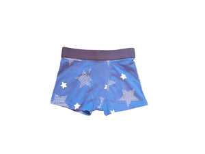 F&F Kids Star Print Blue Younger Boys Boxers - Stockpoint Apparel Outlet