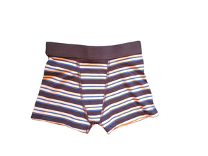 F&F Kids Striped Blue Younger Boys Boxers - Stockpoint Apparel Outlet