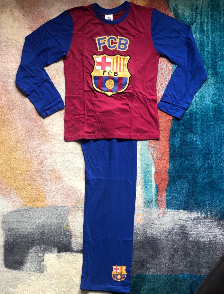 FC Barcelona FCB Older Boys Pyjamas - Stockpoint Apparel Outlet