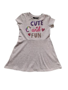 George Cute & Fun Unicorn Younger Girls Dress - Stockpoint Apparel Outlet