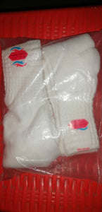 SP Pack of 4 Childrens White School Socks - Stockpoint Apparel Outlet