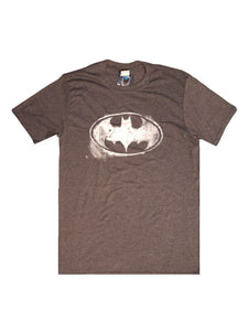 DC Comics CID Batman Logo M Ono Distressed Mens T-Shirt - Stockpoint Apparel Outlet
