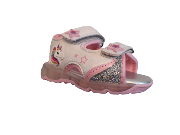 Primark Unicorn Light Up Baby Girls Sandals - Stockpoint Apparel Outlet