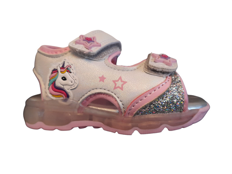 Primark Unicorn Light Up Baby Girls Sandals - Stockpoint Apparel Outlet