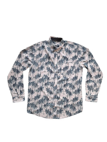 The Brand Forum Green Floral Printed Mens Shirt - Stockpoint Apparel Outlet