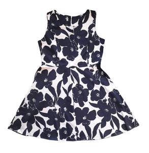 Blue Floral Summer Womens Dress - Stockpoint Apparel Outlet