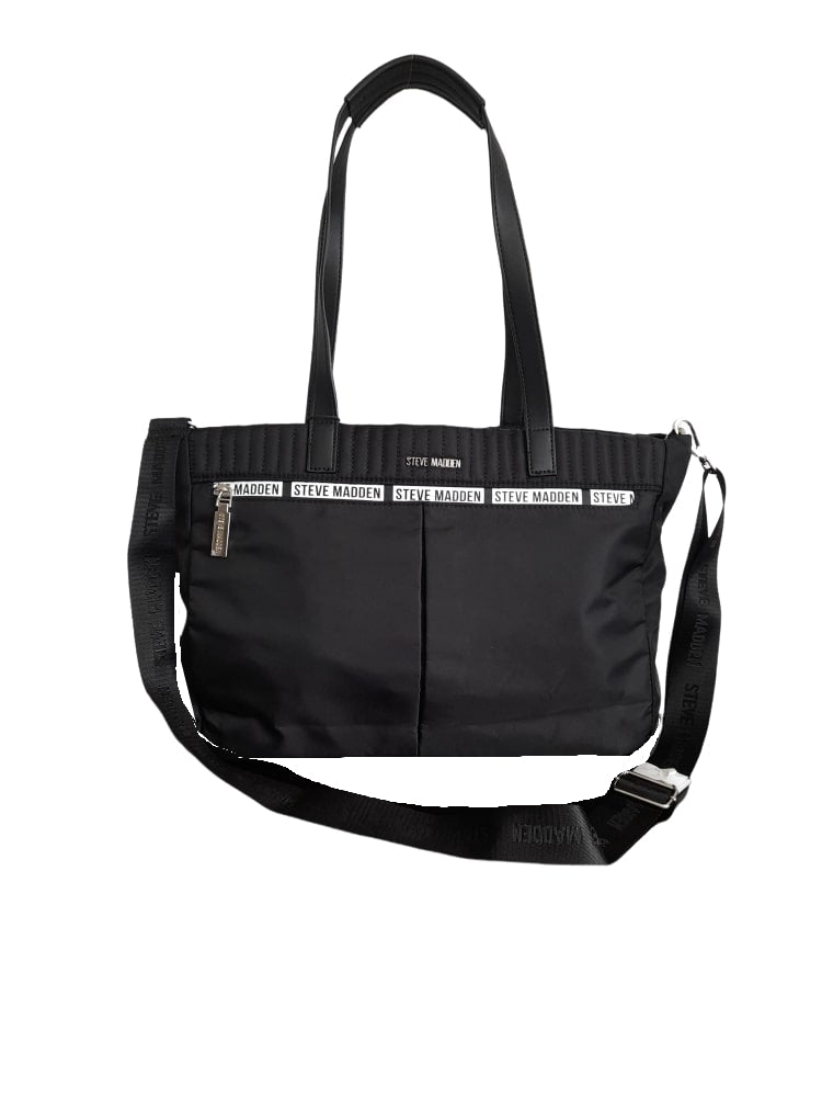 Steve Madden Black Bzippa Womens Shoulder Bag - Stockpoint Apparel Outlet