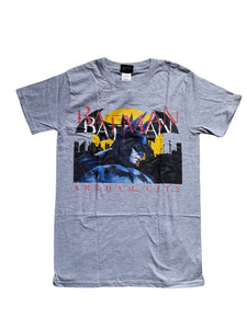 DC Comics Brands in Limited Arkham City Batman Close Up Mens T-Shirt - Stockpoint Apparel Outlet