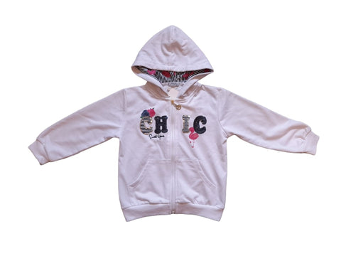 Baby Band White Chic Sweet Years Youngers Girls Hoodie - Stockpoint Apparel Outlet