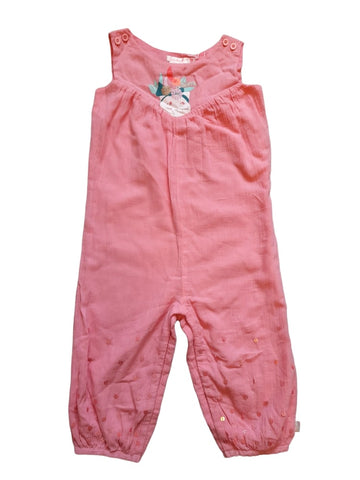 Billie Blush Pink Baby Girls Jumpsuit - Stockpoint Apparel Outlet