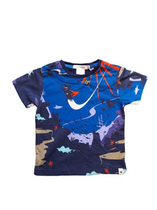 Billy Bandit Blue Multi Baby Boys T-Shirt - Stockpoint Apparel Outlet