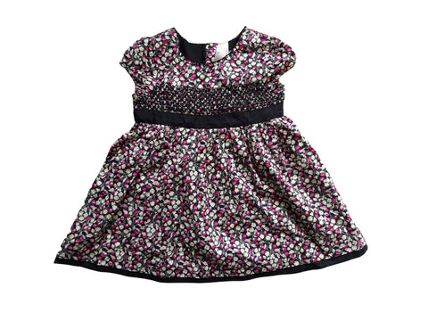 Strawberry Faire Purple Floral Baby Girls Dress - Stockpoint Apparel Outlet