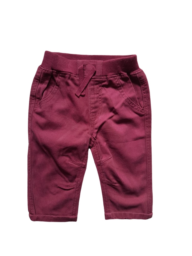 George Red Chinos Baby Boys Trouser - Stockpoint Apparel Outlet
