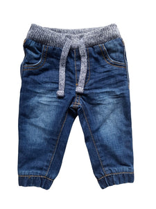 F&F Core Blue Baby Boys Jeans - Stockpoint Apparel Outlet