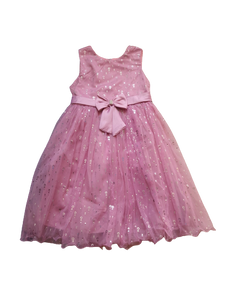Pretty Baby Purple Bow Design Older Girls Dress - Stockpoint Apparel Outlet
