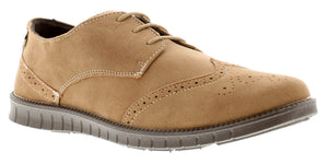 Wynsors Rocky Casual Wing Tip Toe Brown Brogues Shoes - Stockpoint Apparel Outlet