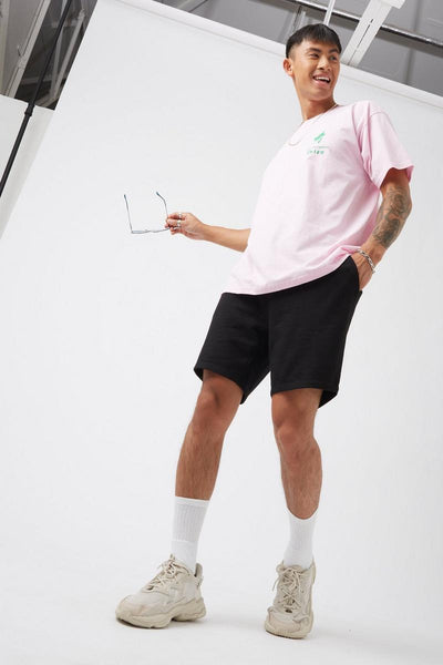 Burton Pink Ibiza Print Mens T-Shirt - Stockpoint Apparel Outlet