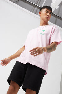Burton Pink Ibiza Print Mens T-Shirt - Stockpoint Apparel Outlet