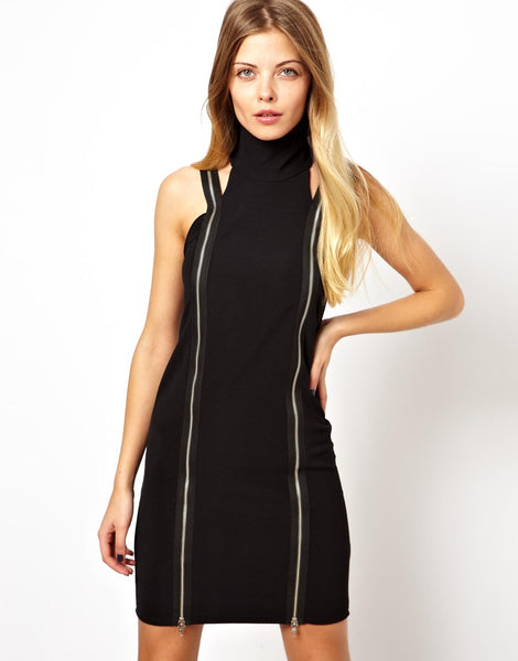 Asos Womens Double Zip Polo Mini Dress - Stockpoint Apparel Outlet