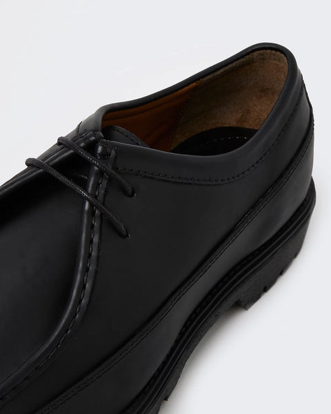 River Island Black Stitch Detail Lace Up Mens Shoes - Stockpoint Apparel Outlet