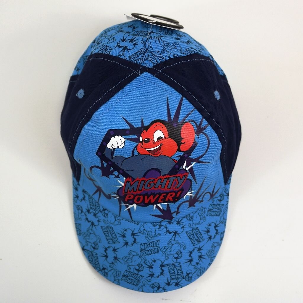 Radio Days Boys Official Mighty Mouse Power Baseball Blue & Navy Cap ...
