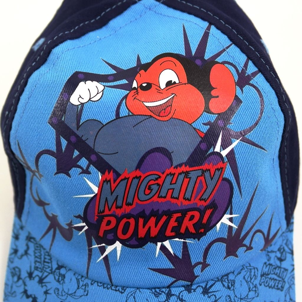 Radio Days Boys Official Mighty Mouse Power Baseball Blue & Navy Cap