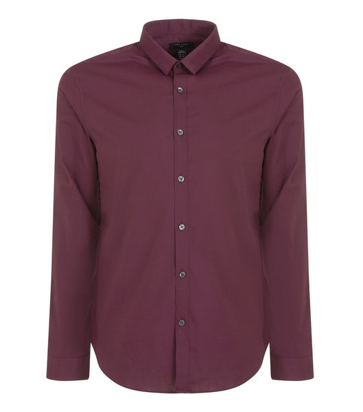 New Look MLS Burgundy Wester Mens Shirt - Stockpoint Apparel Outlet