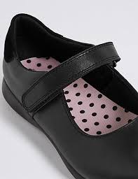 M&S Mary Jane Leather Girls School Shoes - Stockpoint Apparel Outlet